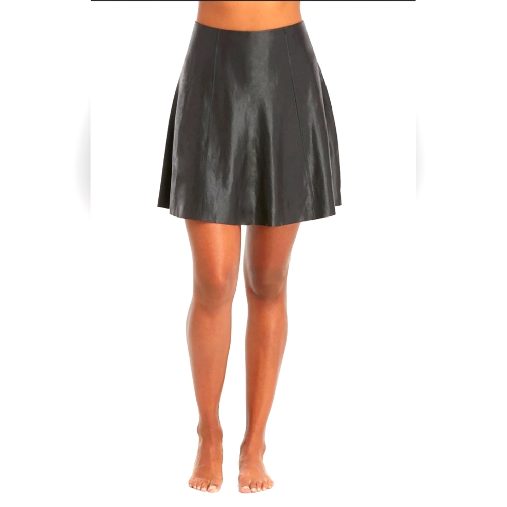 SPANKS Skater skirt Faux leather
